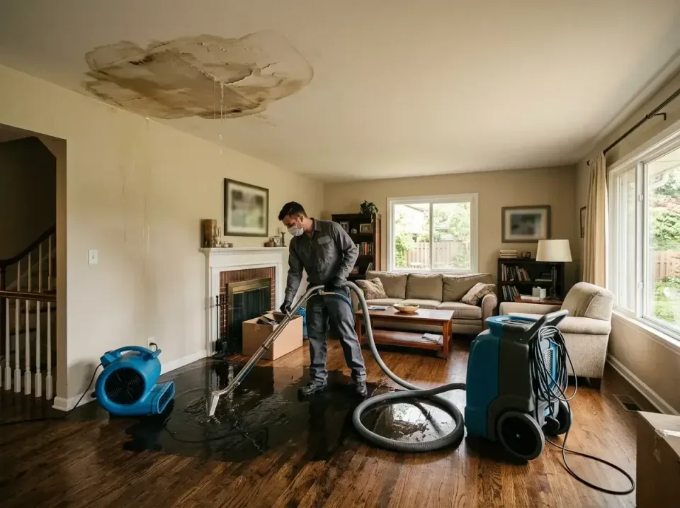 attic-pipe-burst-ceiling-drip-008 — frequently asked questions, Water Damage Restoration & Carpet Care in Edmond, OK